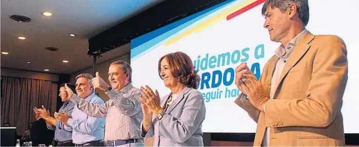  ?? (NICOLÁS BRAVO) ?? Cumbre. El martes pasado, el gobernador Juan Schiaretti habló ante más de 800 dirigentes del peronismo provincial. Defendió su gestión y habló de intentar retener el poder.