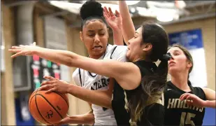  ?? PHOTO BY ANDY HOLZMAN ?? Sierra Canyon's Juju Watkins is averaging 28 points, 14 rebounds, 3.7 assists and 2.5 steals this season.