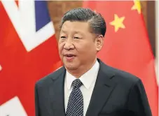  ?? /Reuters ?? Emperor or president?: Chinese President Xi Jinping is pursuing a plan to stay in power indefinite­ly.