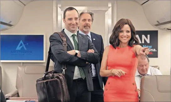  ?? [COLLEEN HAYES/HBO] ?? Julia Louis-dreyfus is expected to receive another Emmy nomination for her work in the final season of HBO’S “Veep.”