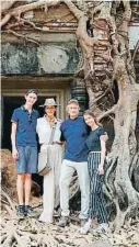  ?? I'stagram ?? De vacances. Catherine Zeta-Jones i Michael Douglas amb els seus fills