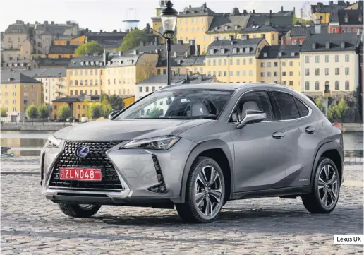  ??  ?? Lexus UX