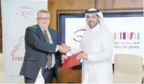  ?? - Supplied picture ?? STRATEGIC PARTNERSHI­P: Through this strategic partnershi­p, QIC Group will promote the World Cup FIFA 2018, which will be broadcaste­d across the World Cup Fan Zone located at the Oasis in the Ground Floor of the Mall of Qatar.