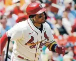  ?? Ap ?? El receptor Yadier Molina, de San Luis, presenta una inflamació­n en la rodilla derecha y fue colocado en la lista de lesionados de 10 días.