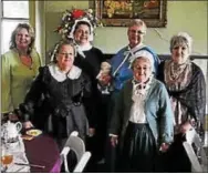  ??  ?? At the 2015 Friends Tea are (from left, front) Shirley Van Scoyk, Mary Ann Zeiders, (back) Barb Fleming, Julie Darnall, Kathy Duncan and Pat Beaton.