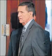  ?? AP ?? Help me, help you: Flynn’s lawyer confirmed his client was in talks with the congressio­nal panels about his testimony offer.