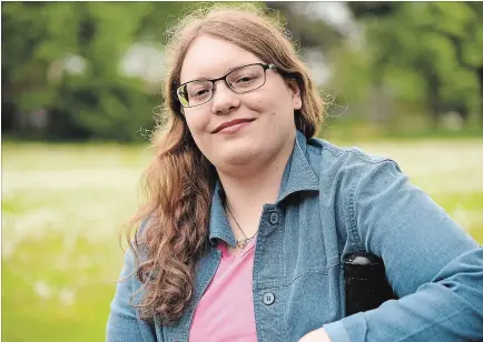  ?? CHERYL CLOCK THE ST. CATHARINES STANDARD ?? Laura Parker, 21, lives with Asperger’s Syndrome. Music has helped her cope with the world. It soothes her soul and lifts her spirits. She is a member of Momentum Choir, which will perform its May Gala Concert on Sunday, May 27. Visit...