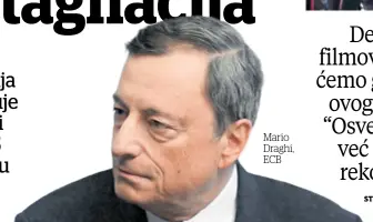  ??  ?? Mario Draghi, ECB