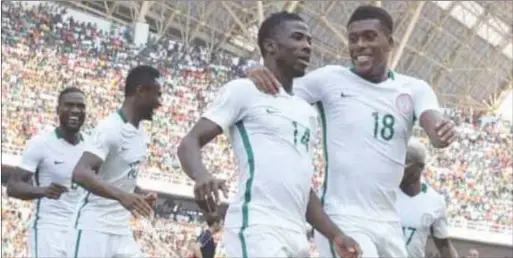  ??  ?? Nigeria will face stern tests during thr next internatio­nal break in March