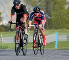  ?? ROBERT STEVEN/STUFF ?? Jack Edwards (front right) is ticking cycling competitio­ns off one by one.