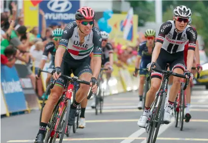  ?? Supplied photo ?? UAE Team Emirates’ rider Rui Costa (left) will be making his first appearance at Vuelta a España. —