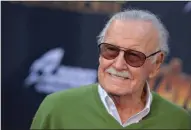  ?? LIONEL HAHN/ABACA PRESS/TRIBUNE NEWS SERVICE ?? Stan Lee attends the world premiere of “Avengers: Infinity War” on April 23 in Los Angeles.