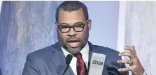  ?? EVAN AGOSTINI/THE ASSOCIATED PRESS ?? “It’s so important that we support these voices from the outside,” says Jordan Peele, who wrote and directed Get Out. “If you help tell these stories, they will resonate.”