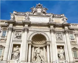  ??  ?? This page, from top, Piazza Navona is the perfect place to site see indulge in some ice cream; Climb hundreds of steps and your reward is a birdseye-view from the top of the Vatican in Rome; Like Audrey Hepburn, toss a coin in the Trevi Fountain and...