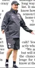  ??  ?? Settled: Rafael Benitez says he is happy at Newcastle