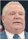  ??  ?? Ontario Premier Doug Ford speaks to reporters on Monday.