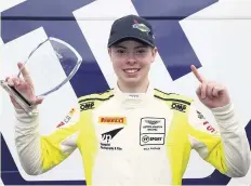  ??  ?? Teenager is targeting a step up to GT3 machinery next year