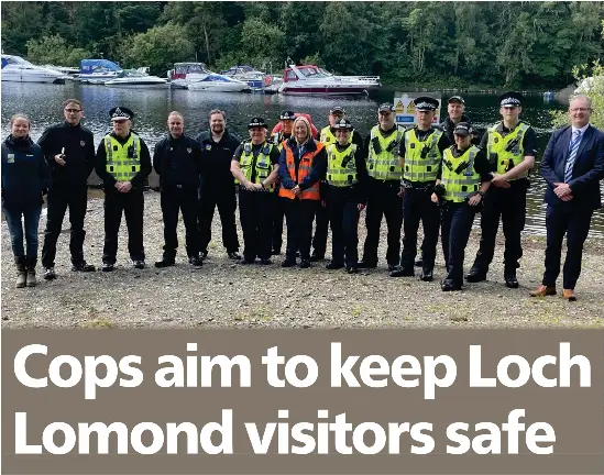 Cops aim to keep Loch Lomond visitors safe - PressReader