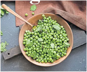  ?? ?? ● Yes, peas! Everyone loves the delicious veg, especially if they are homegrown