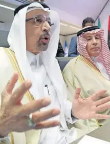  ?? REUTERS ?? El ministro del Petróleo de Arabia Saudí, Jalid al-Falih.