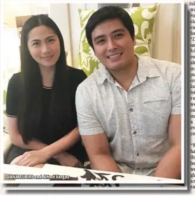  ??  ?? DIANA ZUBIRI and Alfred Vargas