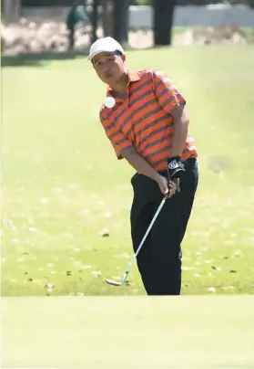  ?? FILE ?? BEST OF THE DAY. Harvey Sytiongsa led Cebu Country Club in the first day with 34 points. SUNSTAR