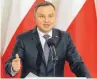  ??  ?? Andrzej Duda