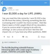  ??  ?? The Ask Me Anything subreddit features interestin­g Q&As with a wide range of ordinary people, celebritie­s and public figures.