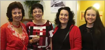  ??  ?? At ‘The Count of Monte Cristo’ at St Michael’s Theatre: Alice O’Neill McLoughlin from Curracloe, Carmel O’Neill Connick from Glenmore, Bernadette O’Neill from Tinneranny and Kara O’Neill from Tullogher.