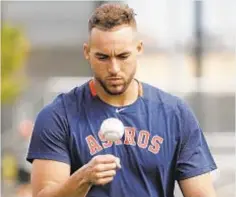  ?? AP ?? George Springer and rest of Astros are being heckled on a regular basis in the wake of their cheating scandal.