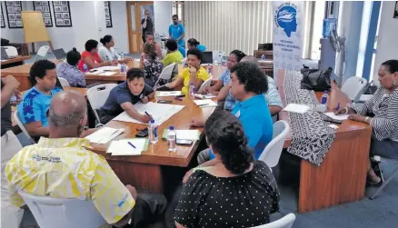  ?? Photo: ?? Participan­ts during the first Strategic Planning workshop on July 18, 2020 in Suva.