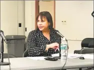  ?? Brian Zahn / Hearst Connecticu­t Media file ?? New Haven Board of Education Finance and Operations Chairwoman Yesenia Rivera