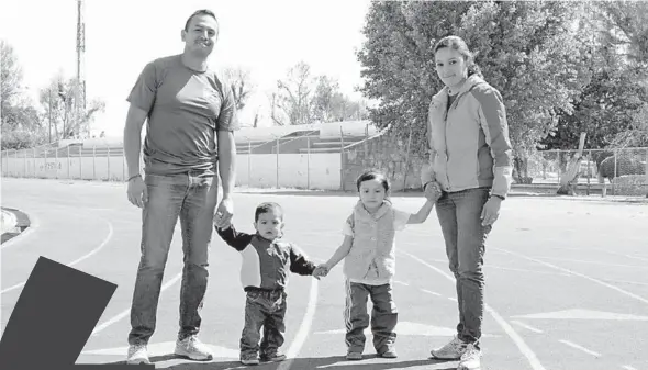  ??  ?? Una familia con un gran amor al deporte.