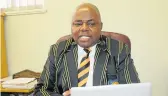  ?? Picture: ZOLILE MENZELWA ?? SWEEPING CLEAN: Chris Hani District Municipali­ty executive council speaker Mxolisi Koyo was elected the South African Local Government Associatio­n provincial chairman last week