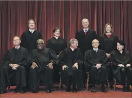  ?? Erin Schaff Pool Photo ?? THE HIGH COURT’S distinct rightward tilt and apparent hostility to abortion rights are fueling a broader acceptance of the idea of adding more justices.