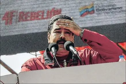  ?? CARLOS BECERRA / BLOOMBERG ?? El Gobierno de Nicolás Maduro tiene serias dificultad­es para pagar la deuda