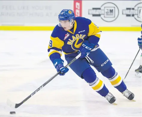  ?? KAYLE NEIS ?? The Regina Pats acquired high-scoring forward Cameron Hebig from the Saskatoon Blades in one of several trades made Wednesday.