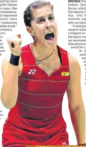  ?? GETTY IMAGES ?? Carolina Marin