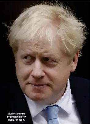  ??  ?? Storbritan­niens premiärmin­ister Boris Johnson.