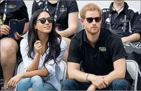  ??  ?? L’actrice Meghan Markle et le prince Harry se marieront au printemps 2018.