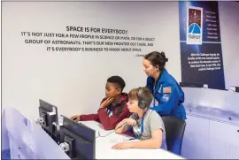  ?? PHOTO BY LINDA JOHNSON ?? The Challenger Learning Center at Montco Pottstown opened on Montgomery County Community College’s Pottstown Campus in 2022aimed at promoting STEM for students in grades 5-8.