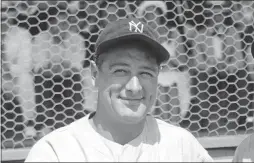  ?? TOM SANDE ?? FILE - New York Yankees’ Lou Gehrig poses at a spring training game in St. Petersburg, Fla., in this March 16, 1935, file photo. Major League Baseball will hold its first Lou Gehrig Day on June 2, 2021.