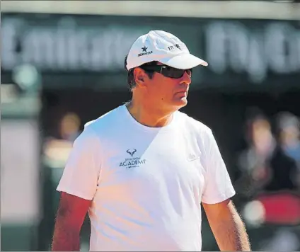  ?? FOTO: ALFONSO JIMÉNEZ VALERO ?? Toni Nadal considera que los mejores cuando se reanude el circuito serán los que mejor se adapten a la nueva situación