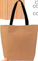  ??  ?? Bolso de tela, de C&A (9,90 ). �