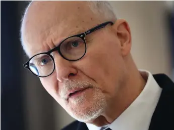  ?? GETTY IMAGES ?? Paul Vallas, exsuperint­endente de las Escuelas Públicas de Chicago y candidato a alcalde de Chicago en la decisiva segunda vuelta del 4 de abril de 2023.