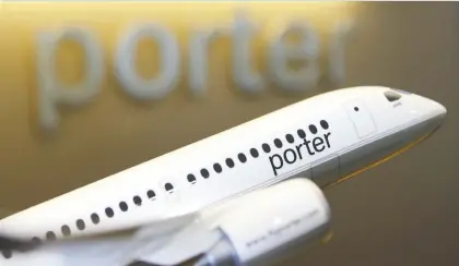  ?? FILES ?? Porter Airlines is to buy 80 new aircraft and will expand its flight network across North American and into Mexico and the Caribbean.