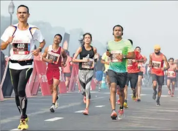  ?? HT PHOTO ?? With almost 900 races recorded in the country so far, the appetite for road running in India has definitely increased manifold.