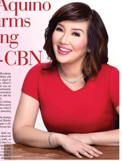  ??  ?? KRIS AQUINO