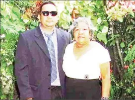  ?? ?? David Gomes and his mother Nellie Gomes