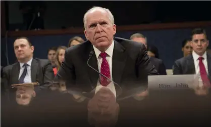  ?? Photograph: Saul Loeb/AFP/Getty Images ?? John Brennan, the former CIA director, in 2017.